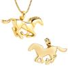 AIWENXI Horse Cremation Memorial Small Urns Pendant for Ashes Stainless Steel Pet/Human Keepsakes Cremation Jewelry Urns Necklaces for Men Women view 4