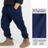 CAMLAKEE Boys Stretch Cargo Pants Kids Drawstring Elastic Waist School Youth Twill Joggers Pants Navy Blue 13-14 Years Size 170 view 3