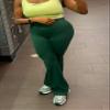 Aoxjox Flare Leggings for Women Metamorph Mid-Rise Hidden Scrunch Butt Lifting Wide Leg Yoga Pants 32" (Forest Green, Large) view 2
