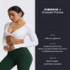 Aoxjox Flare Leggings for Women Metamorph Mid-Rise Hidden Scrunch Butt Lifting Wide Leg Yoga Pants 32" (Forest Green, Large) view 4