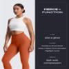 Aoxjox High Waisted Workout Metamorph Breeze Leggings for Women Tummy Control Buttery Soft Yoga Pants 26" (Earthy Brown, Large) view 3