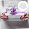 ROMISBABA Short Wedding Face Veil with Comb Elegant Decorative Bridal Veil for Special Day Simple Tulle Design for Weddings Parties and Photoshoots view 2
