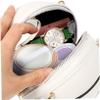 GLSTOY 1pc Basketball Shape Handbag Purse for Girls Chain Crossbody Bag Zipper Closure Stylish Tote for Daily Use view 4