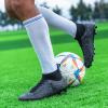 Boys Football Cleats Soccer Shoes Men Outdoor Training Zapatos De Futbol para Nios Zapatos De Futbol para Hombres,Black,US Men 5 view 2