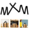 COSMEVIVI 1set Luggage Strap Adjustable Design for Suitcases for Travel Convenient Packing for Carrying Luggage and Connecting Bags Black view 1
