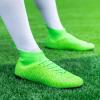Soccer Cleats Mens High-Top Spikes AG Outdoor Training Soccer Shoes Men Womens Cleats for Big Boys,Green,US Men 8.5 view 3