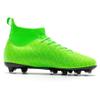 Soccer Cleats Mens High-Top Spikes AG Outdoor Training Soccer Shoes Men Womens Cleats for Big Boys,Green,US Men 8.5 view 4