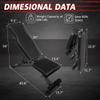 Weight Bench for Full Body Workout, Adjustable Strength Training Sit-up Chair, Multi-Purpose Foldable incline/decline Bench view 2