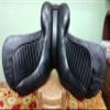 Black English Dressage Style Combination Genuine Real Leather Full Cow Indium Softie English Saddle Horses with Free Complete Bridle and Stirrups Leathers (14'') view 3
