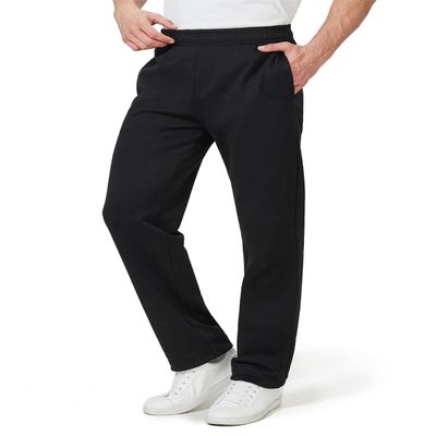 Zylioo Men's Tall Sweatpants, 34 Inseam Joggers with Pockets, Open Bottom Straight Leg Sweatpants for Tall Men