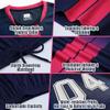 Custom Soccer Jersey for Adult Your Name Team Number Personalized Soccer Jersey(Style 14) view 3