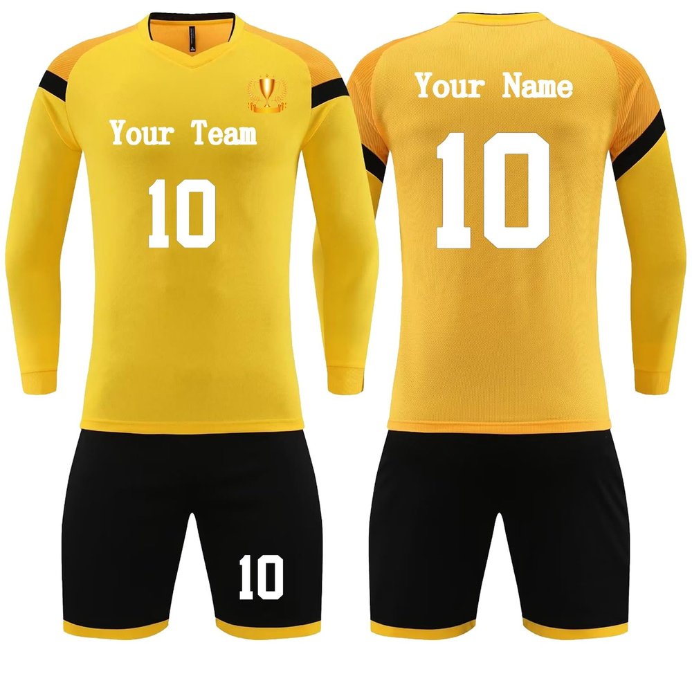 Custom Men Women Soccer Jersey Personalized Youth Boys Soccer Shirts and Shorts with Team Name Number Logo(Style 1)