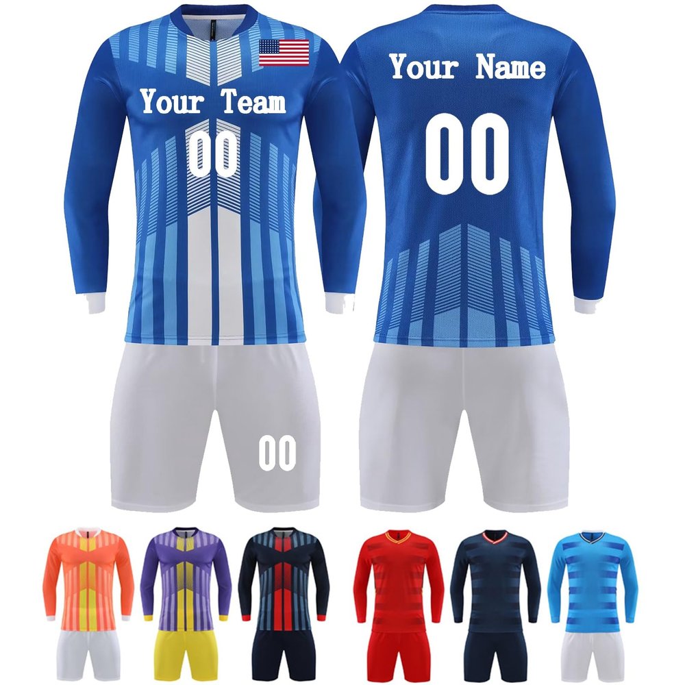 Custom Soccer Jersey for Adult Your Name Team Number Personalized Soccer Jersey(Style 1)