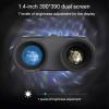 WGFXYBFY 3D Helmet Mounted Night Vision Binoculars, 4K Rechargeable Night Vision Goggles for Adults, 8X Digital Zoom, with 32GB Memory Card to Save Photos and Videos, for Camping view 3