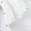 Girls' Winter Coat Waterproof Long Parka Warm Hooded Puffer Jacket with Faux Fur Kids Sherpa Lined (White, 2-3 Years) view 4