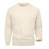 Again Ordre My Past Ordre Sherpa Lined Sweatshirt Men Crewneck Long Sleeve Sweatshirts for Men Lightweight Fleece Thermal Underwear Winter Warm Thick Pullover Basic Tops Beige view 4