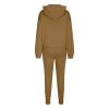 2 Piece Casual Sweatsuits Women Thicken Warm Lounge Set Hooded Pullover Jogger Pants Outdoor Workout Tracksuit Sets Brown view 4