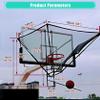DKKDETOHO Basketball Shot Return NET Apparatus with 180 Rotating Chute - Portable Shooting Rebounder Device, Suspended for Improved Training and Accuracy view 2