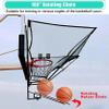 DKKDETOHO Basketball Shot Return NET Apparatus with 180 Rotating Chute - Portable Shooting Rebounder Device, Suspended for Improved Training and Accuracy view 3