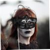 LIFKOME Handheld Masquerade Mask for Women Plume Design for Cosplay Parties and Carnival Events and Party Prop view 4