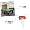 BESPORTBLE 6pc Billiard Pockets Replacement Nets Bag Kit Leather Pool Snooker Table Easy Install view 4