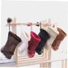 COSMEVIVI Fingerless Winter Gloves for Women Soft Stylish Wool Mittens with Wrist Cozy Hand Warmers for Christmas Texting Tablet view 3