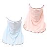 LALADEFIEE 2pcs Ice Veil Neck Protector Face Cover for Uv Lightweight Breathable Scarf Edging for Outdoor Activities Light Light view 1