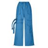Womens High Waisted Wide Leg Cargo Pants Baggy Fashion Teen Girls Y2k Clothes Streetwear Jogger Pants Hiking Trousers Blue view 3