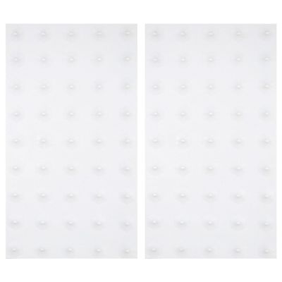 Krown Snow Skate Studded Snowskate Grip - 2 Griptape Sheets - 90 Studs - White