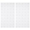 Krown Snow Skate Studded Snowskate Grip - 2 Griptape Sheets - 90 Studs - White view 1