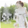 TINEASUR 1.5m -tier Embroidery Lace Decor Bridal Wedding Veil for Elegant Ceremonies Accessory for Brides Their Special Day view 3