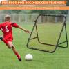 REAHOISY Portable Soccer Rebounder, 3.33.3FT/3.93.9FT Rebound Net with Quick Folding Design, Multi Angle Adjustment for Kids Teens & All Ages, Soccer Training Equipment, Easy Set Up (3.33.3FT) view 2