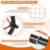 REAHOISY Portable Soccer Rebounder, 3.33.3FT/3.93.9FT Rebound Net with Quick Folding Design, Multi Angle Adjustment for Kids Teens & All Ages, Soccer Training Equipment, Easy Set Up (3.33.3FT) view 3
