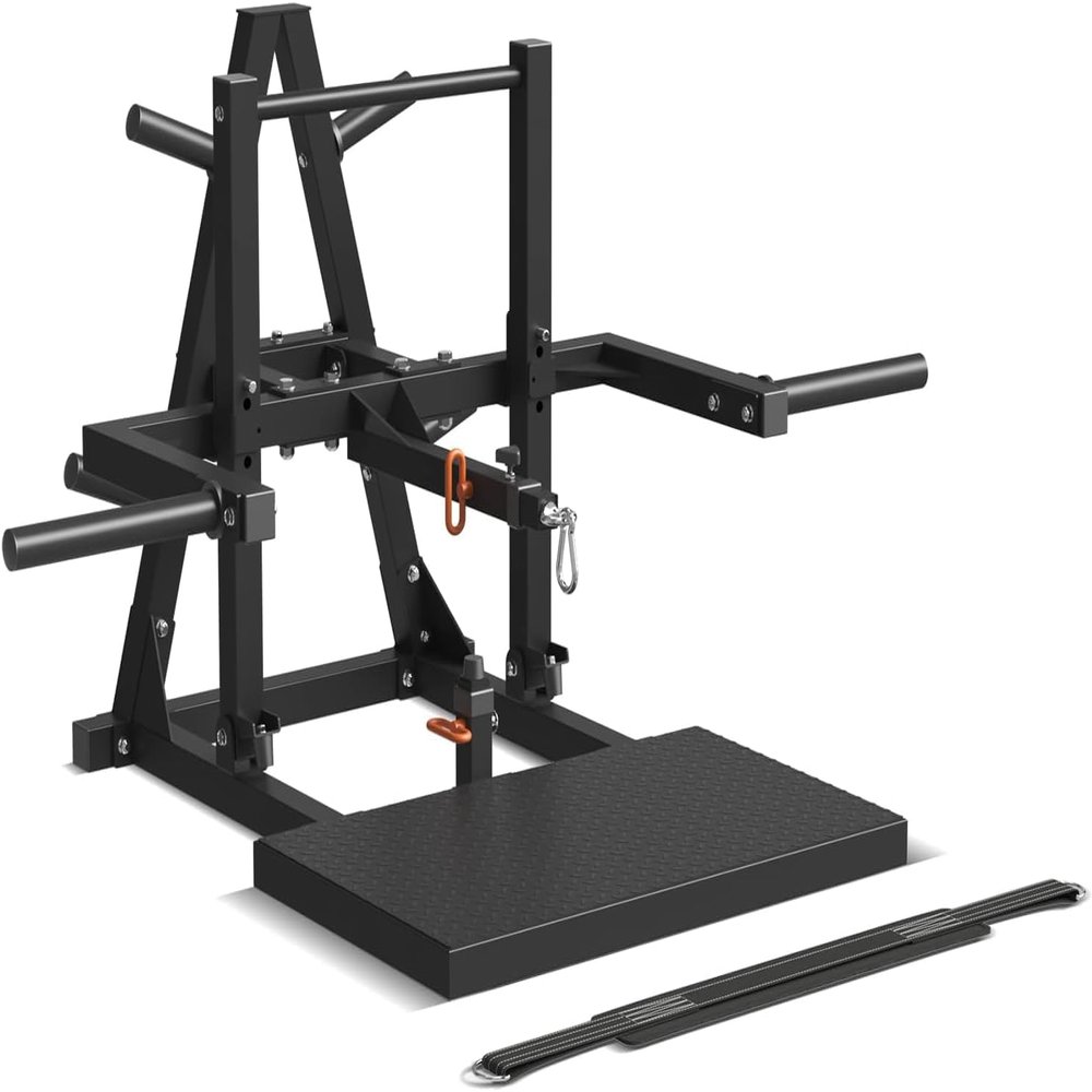 Mikolo Belt Squat Machine, Leg Press Machine, Squat Machine with Weightlifting Belf for Home Gym, 11 Gauge Steel, 1000 lb Capacity