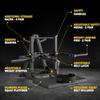 Mikolo Belt Squat Machine, Leg Press Machine, Squat Machine with Weightlifting Belf for Home Gym, 11 Gauge Steel, 1000 lb Capacity view 3