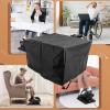 Bewinner Elliptical Exercise Machine Cover - Under Desk Elliptical Machine Cover, 420D Oxford Fabric, Dust Proof Water Electric Ellipse Leg Exerciser Cover (Small) view 3