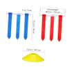 OHPHCALL Flag Football Accessory Kit 12 Belts 4 Cones Football Flags Set Perfect for Youth Adult Players view 2