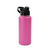 makerflo 32 oz Hydro Powder Coated Water Bottle - 25 Pack with 2-in-1 Lid | Craft-Ready for DIY Gifts & Personalization (Laser Engravable, UV DTF, Epoxy, Vinyl) - Not for sublimation and DTF view 3