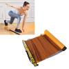 ZAWELIYO Workout Sliding Board, Icehockey Training Aid with End Stops and a Pair of Booties, Low Impact Balance, Endurance and Agility Training for Skating and Field Hockey view 4