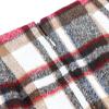RanRui Women's Plaid Mini Skirt Pencil Skirt Plaid Skirt Autumn and Winter high Waist Tight Knee Length Wool mid-Length Skirt High Waisted Bodycon Pencil Skirt, (Burgundy,XL) view 3