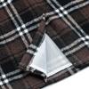 RanRui Women's Plaid Mini Skirt Pencil Skirt Plaid Skirt Autumn and Winter high Waist Tight Knee Length Wool mid-Length Skirt High Waisted Bodycon Pencil Skirt, (Dark Coffee Grid,XXL) view 3