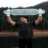 GHOST BOARDS Custom Longboard - Clear Long Boards with LED Wheels and Remote Control for Night Riding - Acrylic Skateboard Delivers Style, Stability, and Smooth Performance - 40" - Skeleton Hands view 4