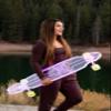 GHOST BOARDS Custom Longboard - Clear Long Boards with LED Wheels and Remote Control for Night Riding - Acrylic Skateboard Delivers Style, Stability, and Smooth Performance - 40" - Butterfly view 3