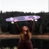 GHOST BOARDS Custom Longboard - Clear Long Boards with LED Wheels and Remote Control for Night Riding - Acrylic Skateboard Delivers Style, Stability, and Smooth Performance - 40" - Butterfly view 4