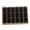 Jewelry Stand Organizer Storage Boxes 18 Grids Pendant Necklace Holder, Black view 1