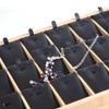 Jewelry Stand Organizer Storage Boxes 18 Grids Pendant Necklace Holder, Black view 3