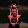 GHOST BOARDS Custom Longboard - Clear Long Boards with LED Wheels and Remote Control for Night Riding - Acrylic Skateboard Delivers Style, Stability, and Smooth Performance - 40" - Skull view 3
