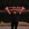 GHOST BOARDS Custom Longboard - Clear Long Boards with LED Wheels and Remote Control for Night Riding - Acrylic Skateboard Delivers Style, Stability, and Smooth Performance - 40" - Skull view 4