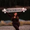 4GHOST Boards Custom Longboard - Clear Long Boards with LED Wheels and Remote Control for Night Riding - Acrylic Skateboard Delivers Style, Stability, and Smooth Performance - 40" - Ghost view 2