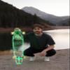 GHOST BOARDS Custom Longboard - Clear Long Boards with LED Wheels and Remote Control for Night Riding - Acrylic Skateboard Delivers Style, Stability, and Smooth Performance - 40" - Design: Viper view 1